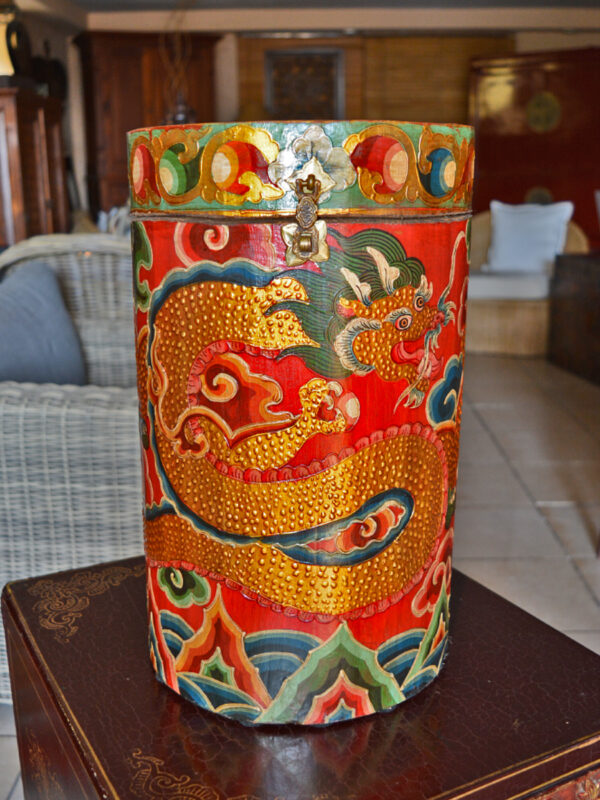 Pojemnik tybetański okrągły