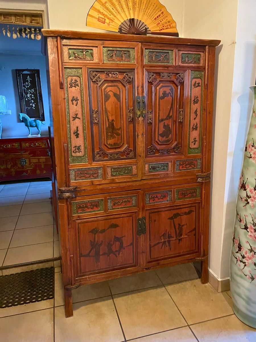 chińska szafa antyk