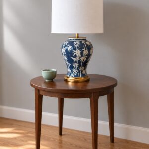 Lampa ceramiczna z motywem bambusa 65 cm