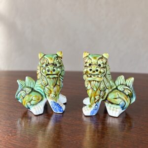 Psy Fu figurki porcelanowe